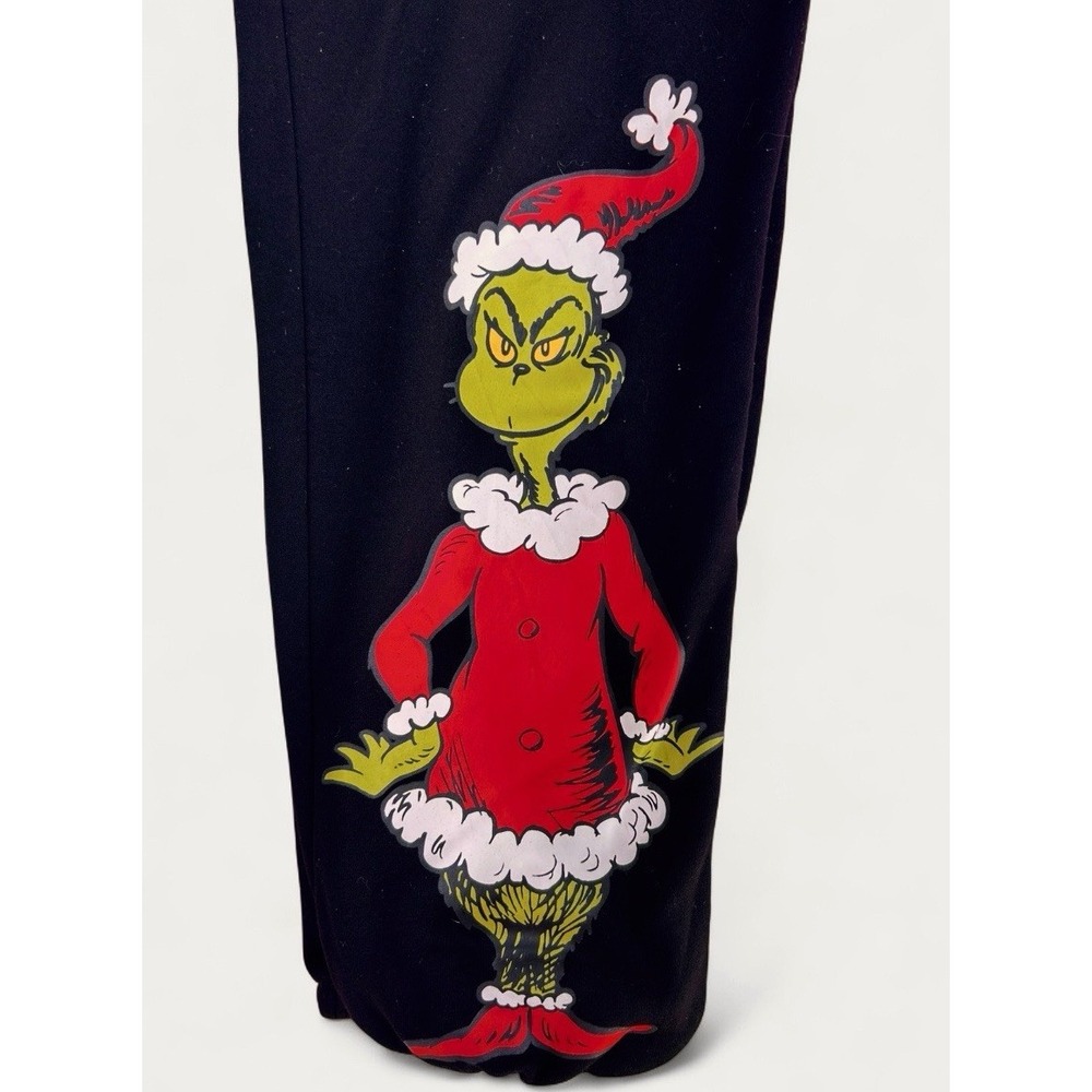 The Grinch Black Sweatpants/Joggers-Drawstring
